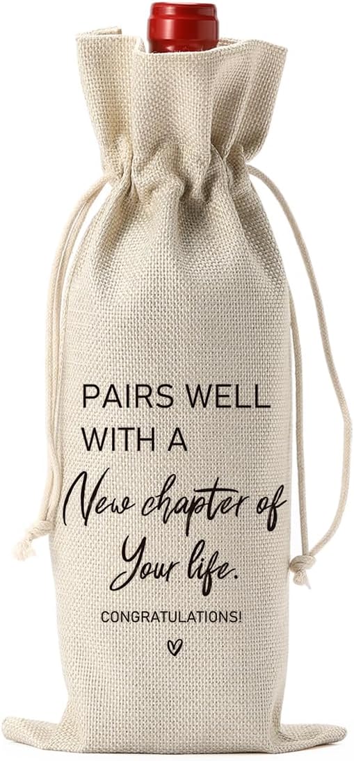 Farewell Wine Bag Gift for Friends and Coworkers