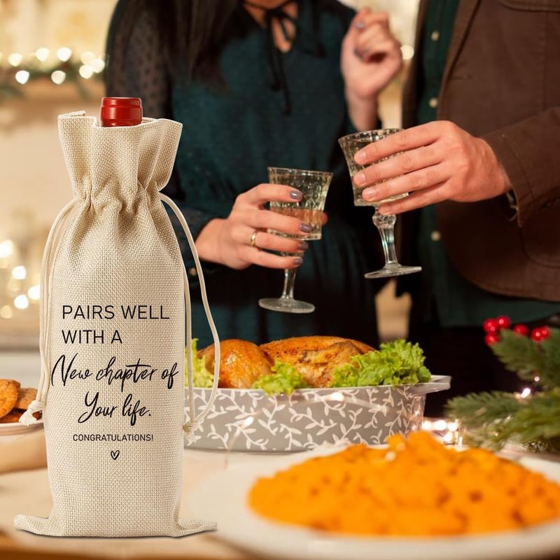 Farewell Wine Bag Gift for Friends and Coworkers