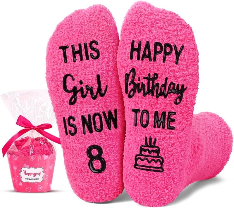 Birthday Gifts: Girls' Socks for Ages 7-9