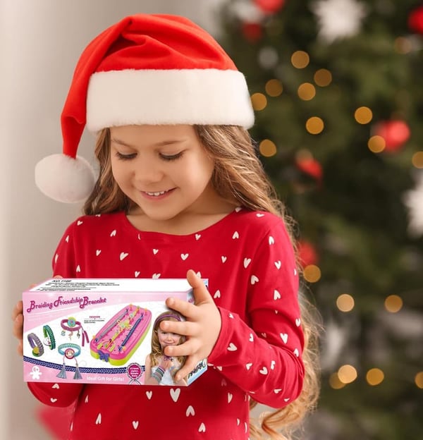 DIY Friendship Bracelet Making Kit for Girls Ages 6-12