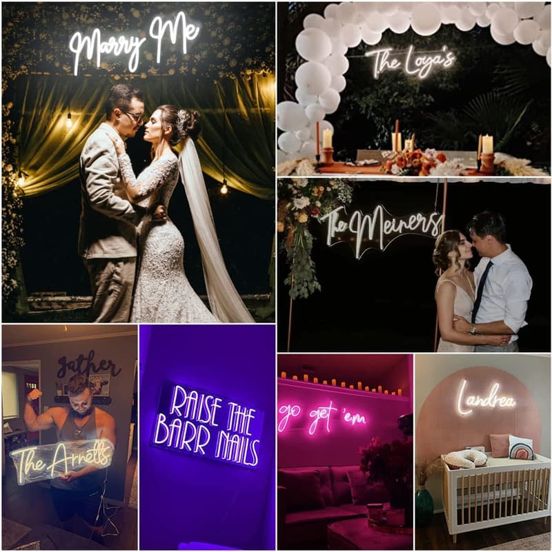 Custom Neon Name Sign for Birthday Room Decor
