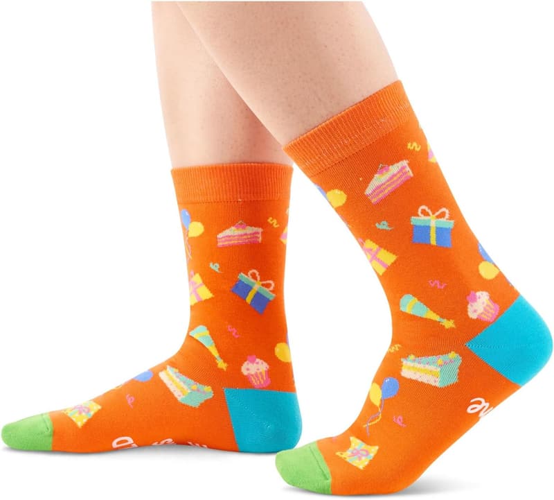 Birthday Gift Socks for Women and Men in Their 20s and 30s