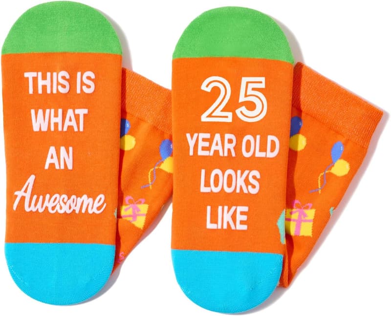 Birthday Gift Socks for Women and Men in Their 20s and 30s