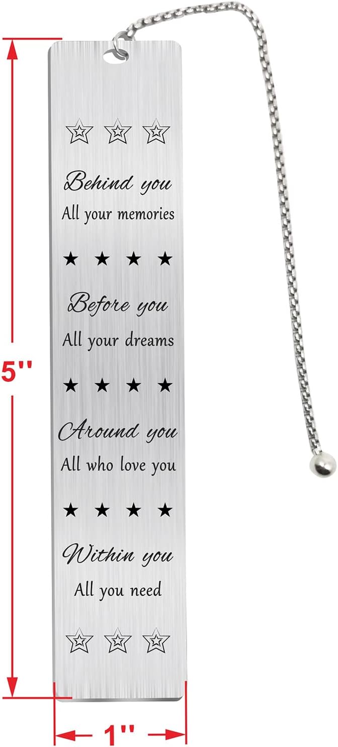 25th Birthday Personalized Card & Bookmark Gift for Him/Her