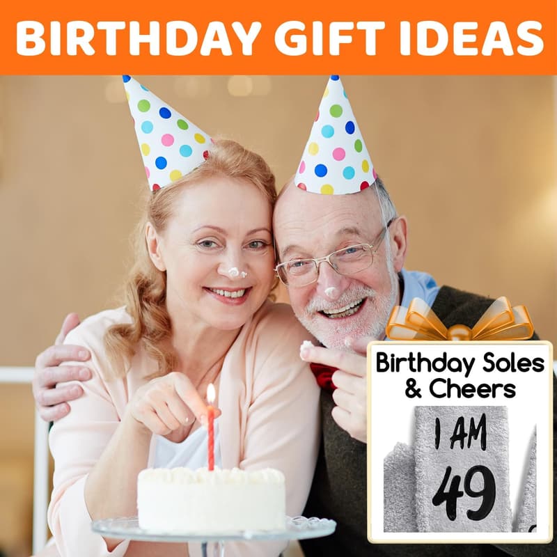 50th Birthday Socks for Men and Women - Fun Gift Idea