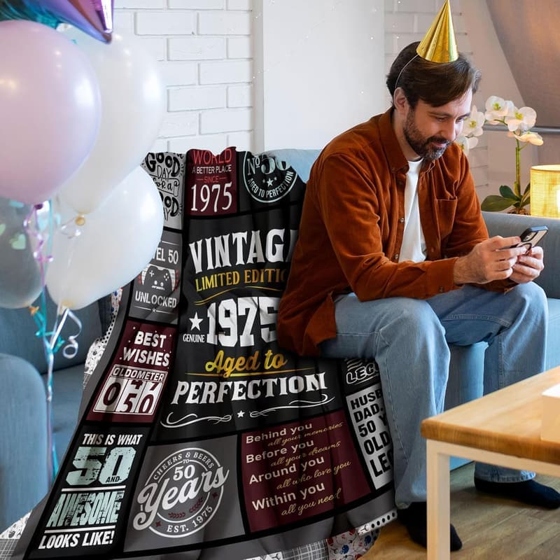 50th Birthday Blanket - 60