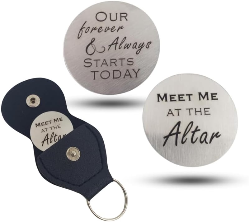 Wedding Day Gift for Groom - Pocket Hug Token from Bride