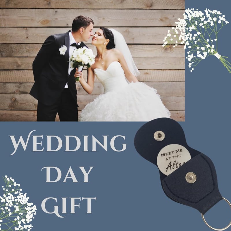 Wedding Day Gift for Groom - Pocket Hug Token from Bride
