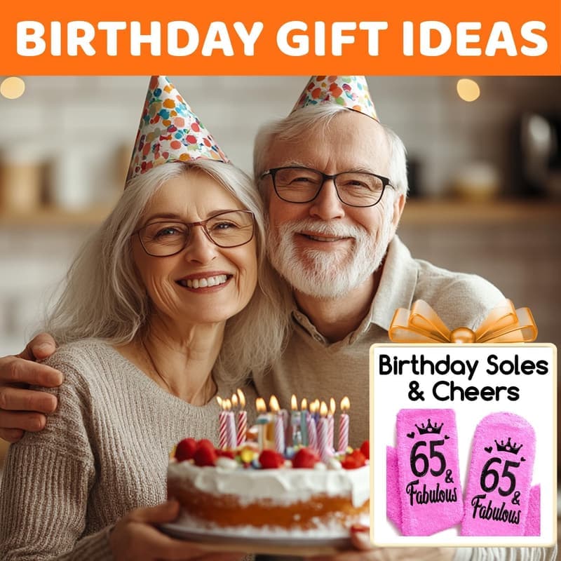 65th Birthday Socks for Women and Men