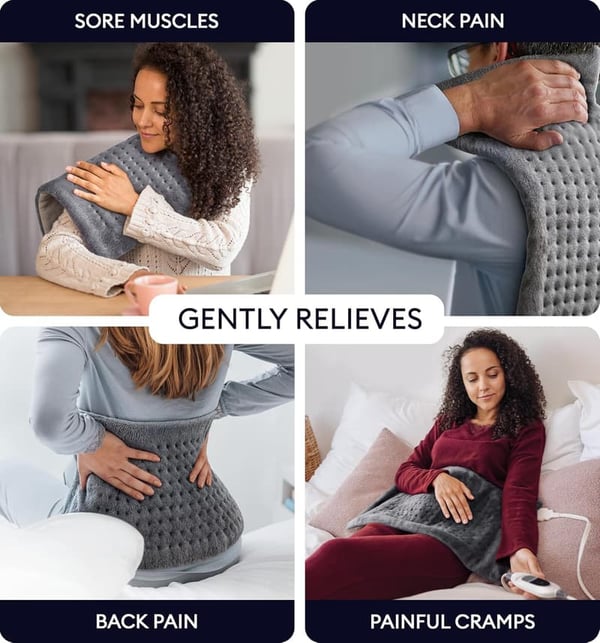 Mother's Day Gift: Large Heating Pad for Back & Neck Relief
