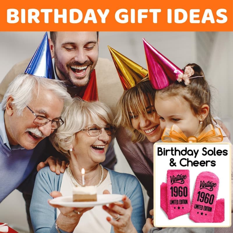 65th/70th Birthday Socks for Grandma - HAPPYPOP