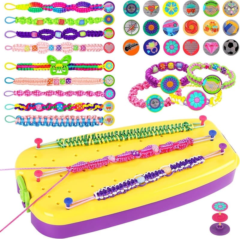 DIY Friendship Bracelet Kit for Kids Age 8-12 - Perfect Birthday Gift