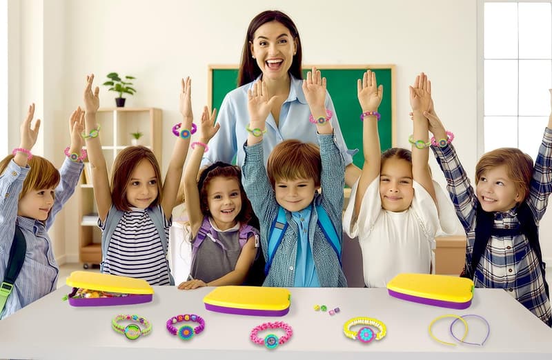 DIY Friendship Bracelet Kit for Kids Age 8-12 - Perfect Birthday Gift
