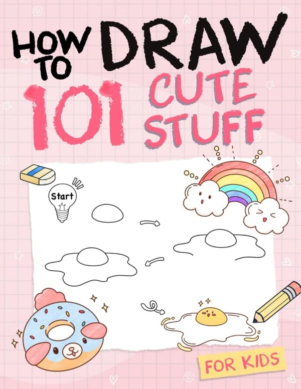Kids' Drawing Guide: Simple Step-by-Step Cute Art