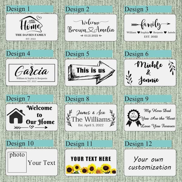 Personalized 3D Wooden Name Sign for Rustic Home Décor