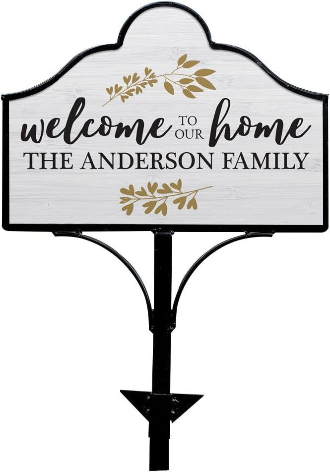 Personalized Welcome to Our Home Magnetic Sign Set