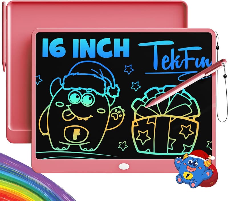 Colorful 16-Inch LCD Writing Tablet - Ideal Birthday Gift for Kids