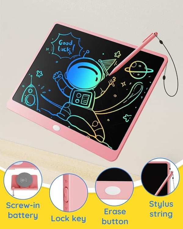 Colorful 16-Inch LCD Writing Tablet - Ideal Birthday Gift for Kids