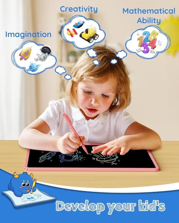 Colorful 16-Inch LCD Writing Tablet - Ideal Birthday Gift for Kids