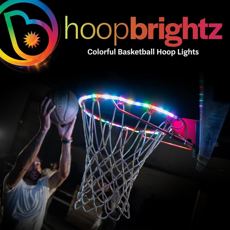 LED Basketball Hoop Light - Color Changing Scoreboard Gift for Kids