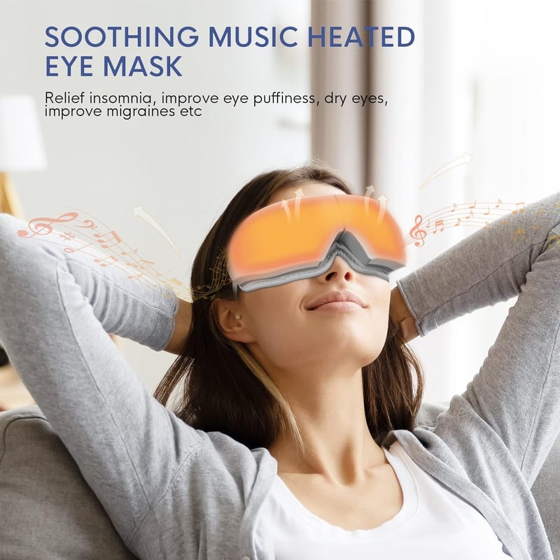 Eye Massager with Heat - Smart Relaxation Gift for Parents