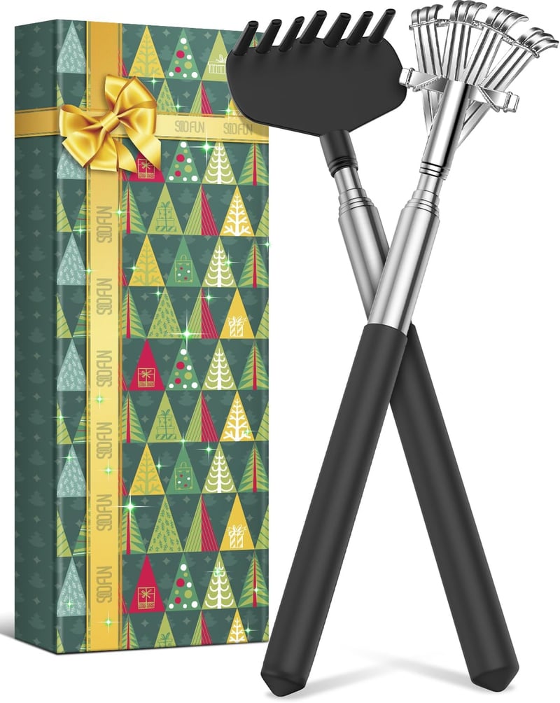 Extendable Back Scratcher - Funny Christmas Gift for Adults