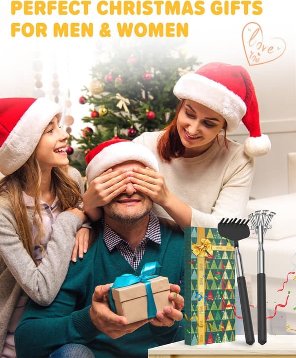 Extendable Back Scratcher - Funny Christmas Gift for Adults