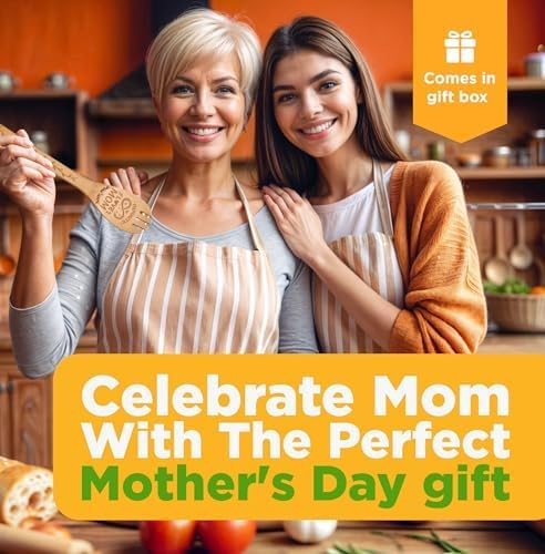 Mother's Day Wooden Cooking Spoons for Mom