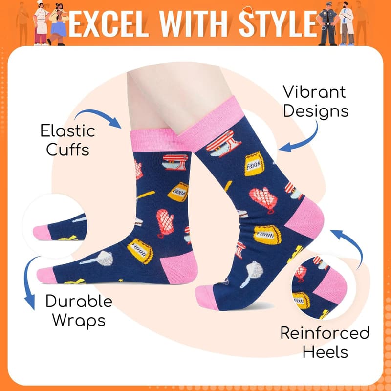 Personalized Socks for Men and Women - Perfect Gift for Professionals