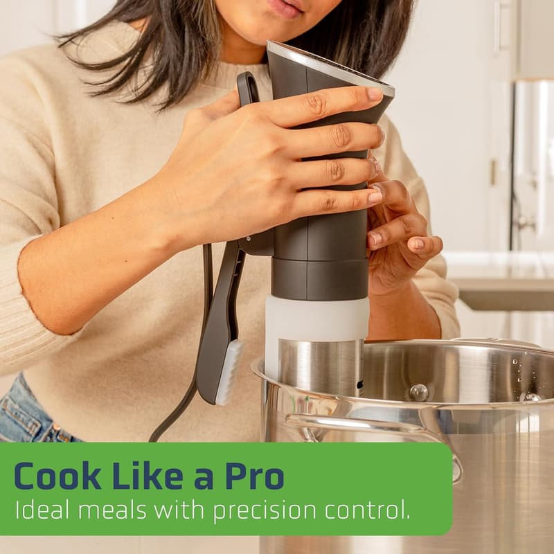 Sous Vide Cooker Kit - 1000W Immersion Circulator for Home Chefs