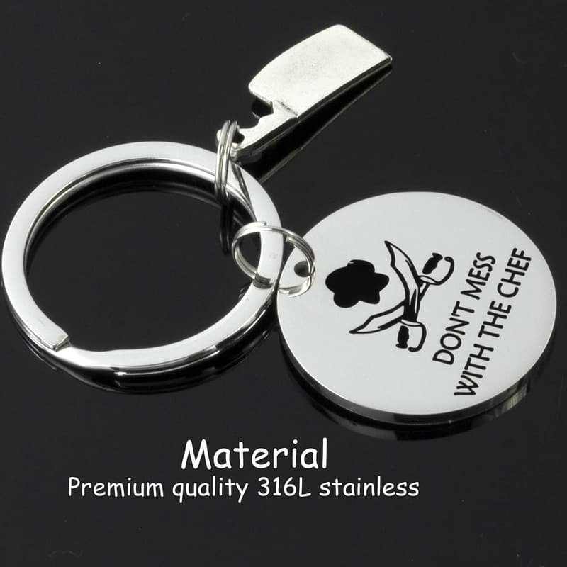 Culinary Gift Keychain for Chefs and Cooks