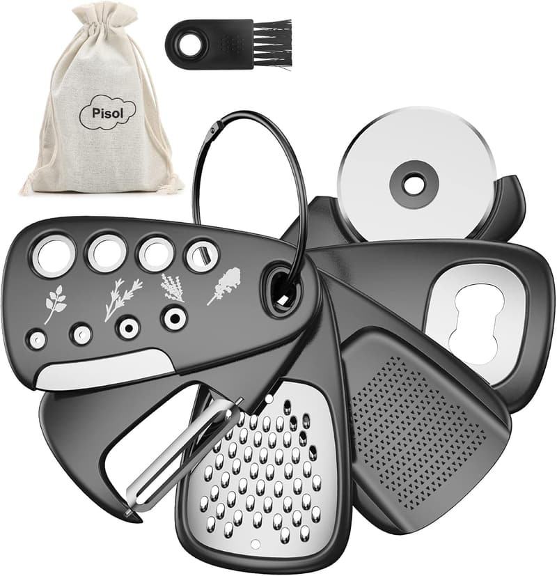 Space-Saving Kitchen Gadget Set - 6 Unique Tools