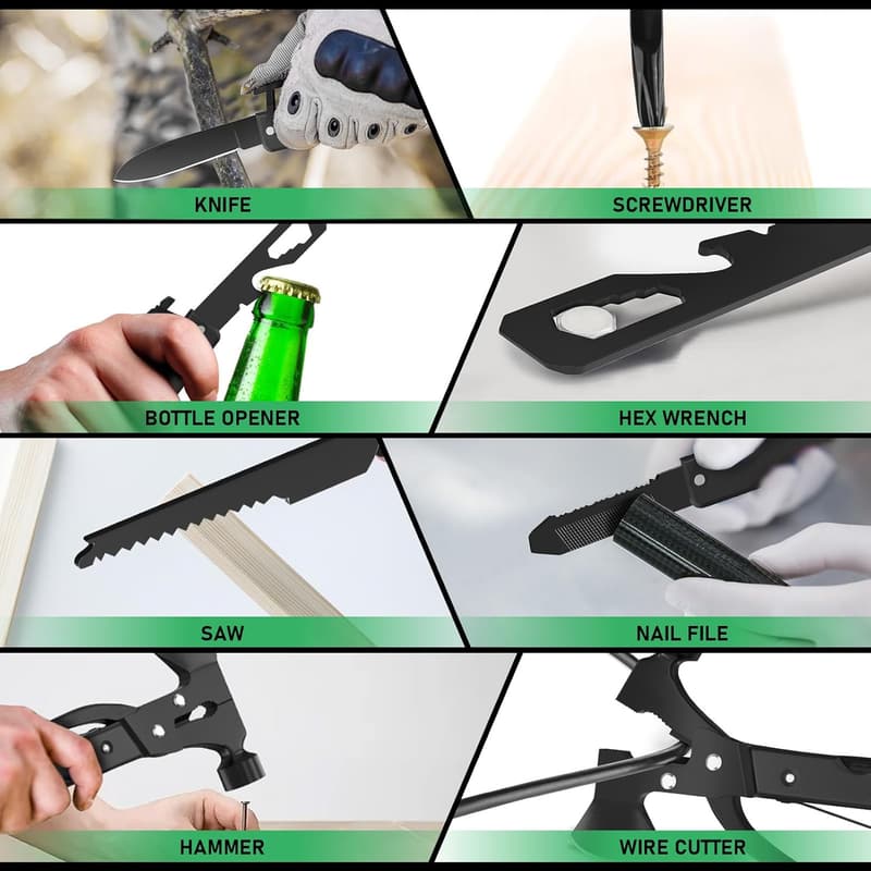 12-in-1 Multitool for Dad - Perfect Father's Day Gift