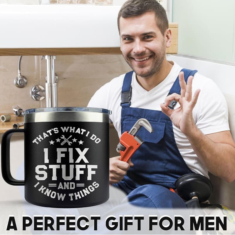 Father's Day Mug for Dad - Unique 14 oz Handyman Gift