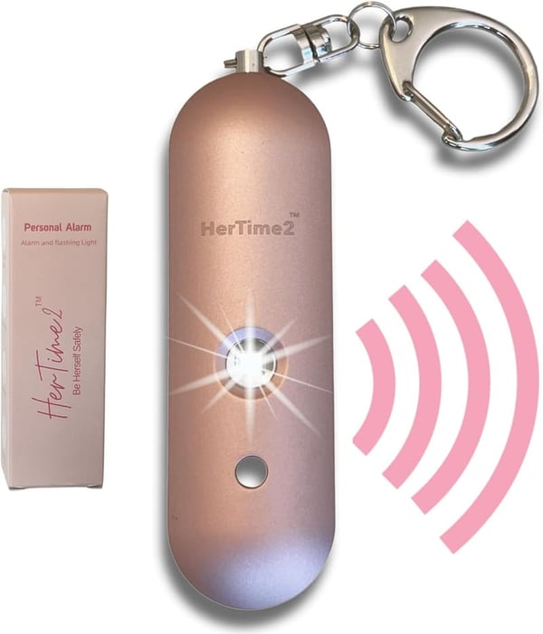 Travel Safe Personal Safety Alarm Keychain for Women