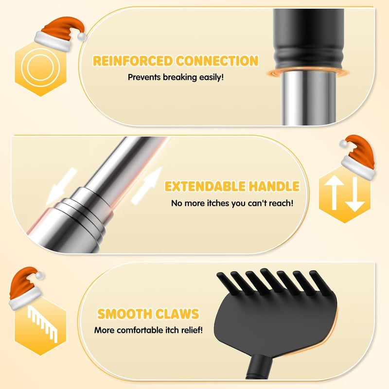 Extendable Back Scratcher - Fun Stocking Stuffer for Adults