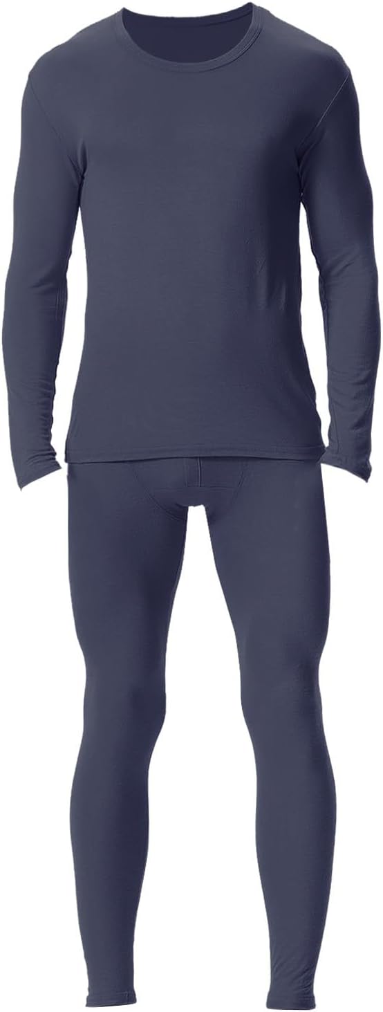 Fleece-Lined Long Johns Casual Suit for Men