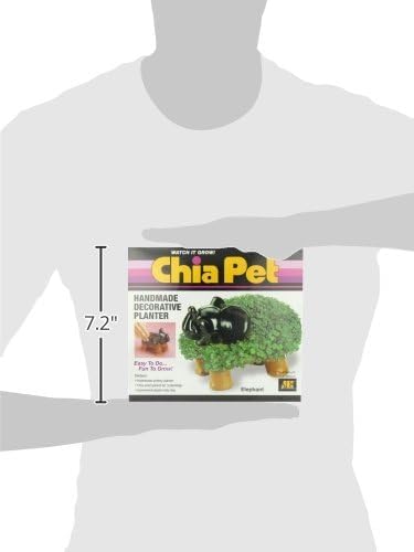 Chia Pet Elephant Planter with Seed Pack - Fun Novelty Gift