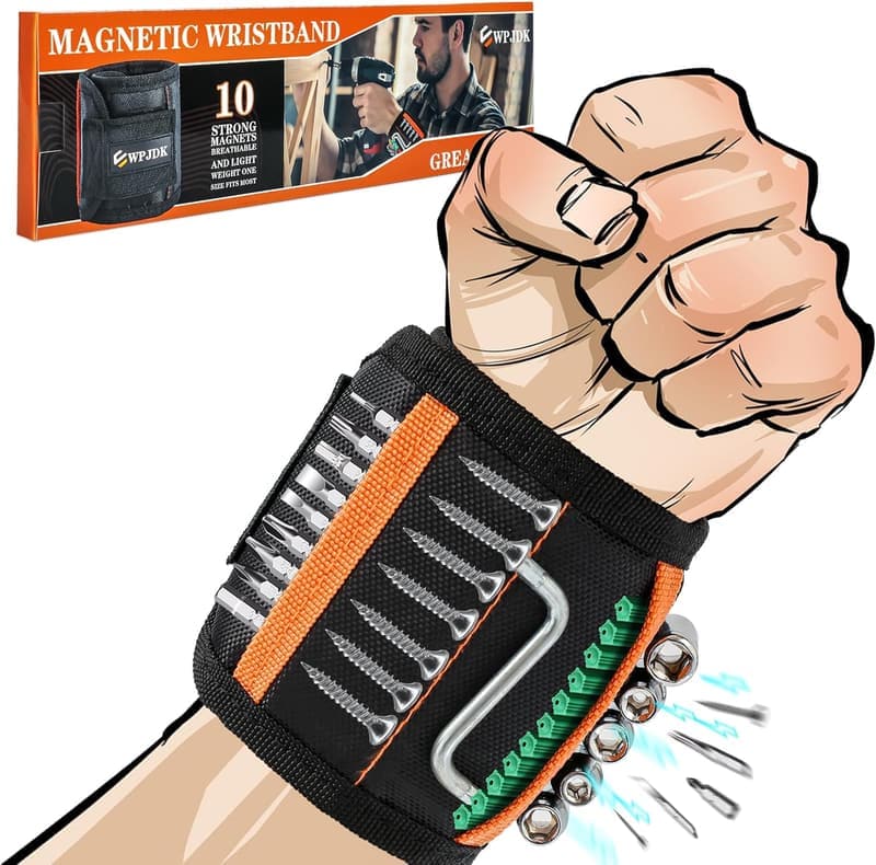 Magnetic Wristband for Screws & Bits - Father's Day Gift