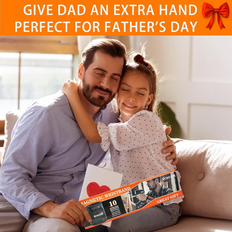 Magnetic Wristband for Screws & Bits - Father's Day Gift