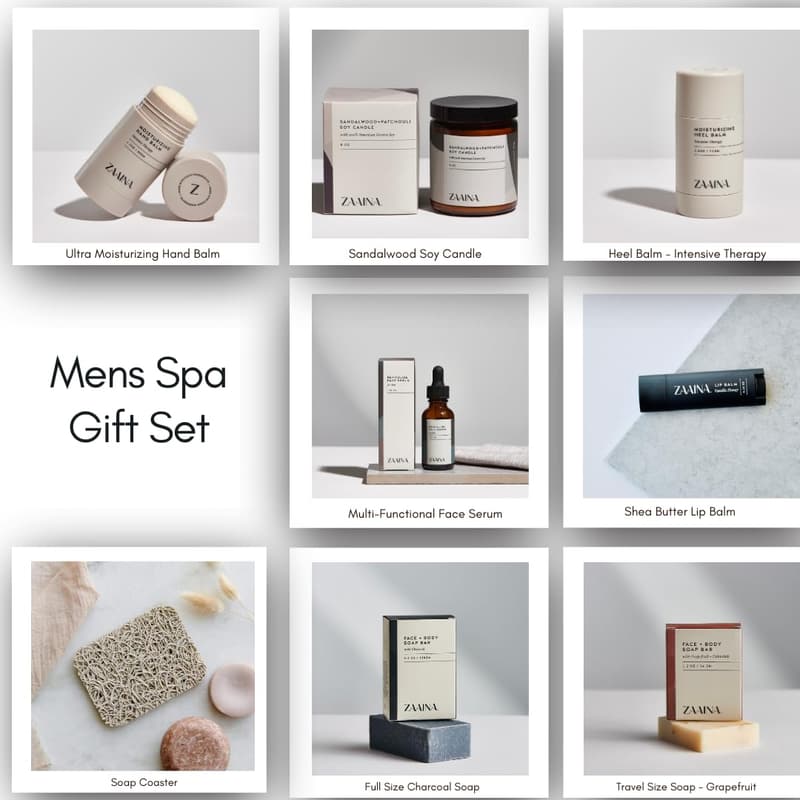 Father's Day Men's Relaxation Spa Gift Set - Handmade Skin Care Kit