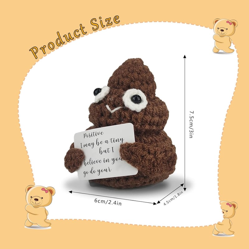 Funny Poop Toy - Mini Positive Gift for Birthdays & Gags