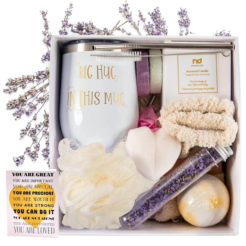 Birthday Spa Gift Basket for Women - Relaxing Care Package