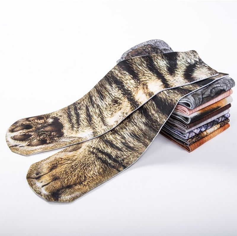 Funny 3D Animal Paw Socks - Novelty Christmas Gift for All