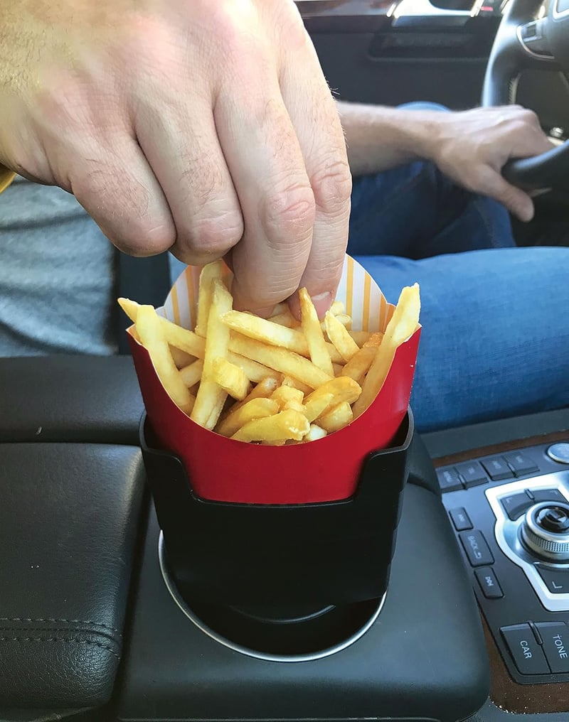 Universal Car French Fry Holder - Great Stocking Stuffer Gift