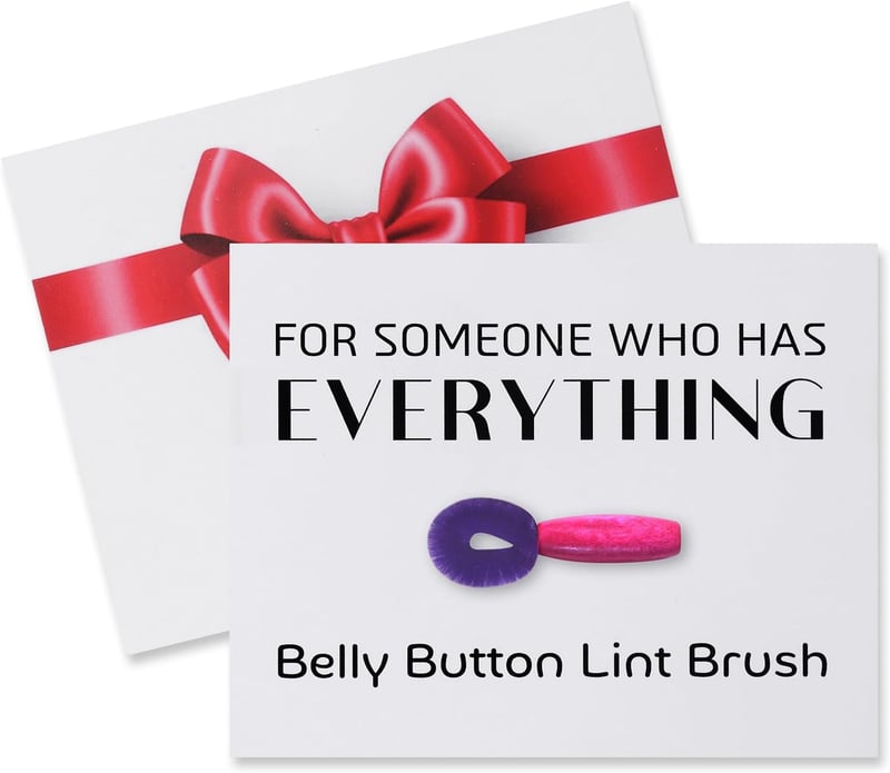 Valentine's Funny Gift - Belly Button Brush for Friends & Family