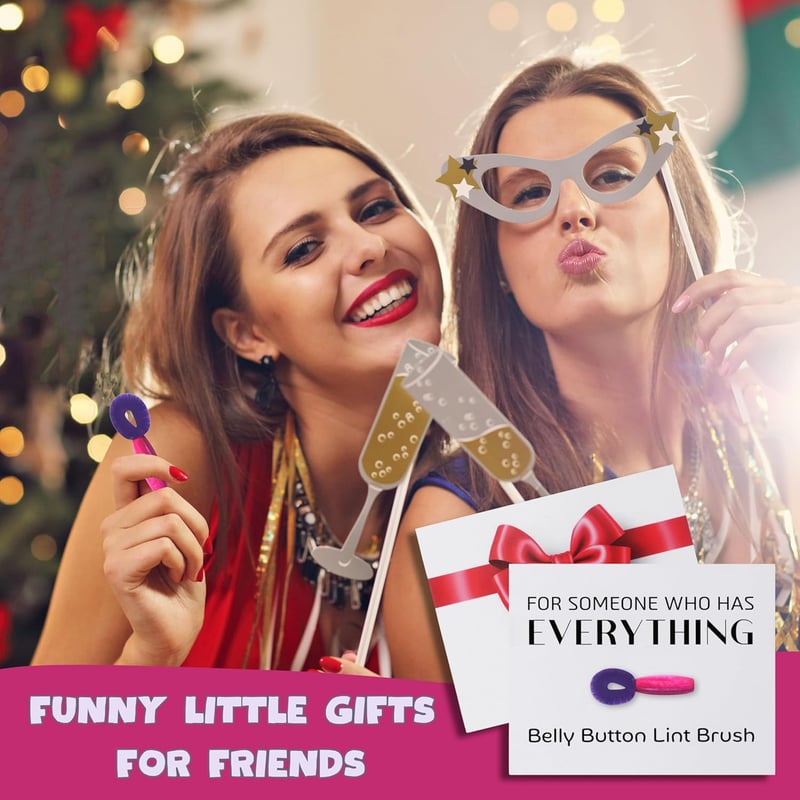 Valentine's Funny Gift - Belly Button Brush for Friends & Family