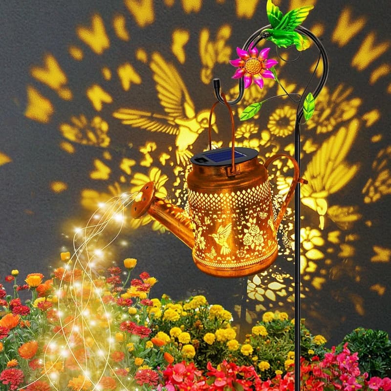 Hummingbird Solar Lanterns for Garden - Waterproof Hanging Lights