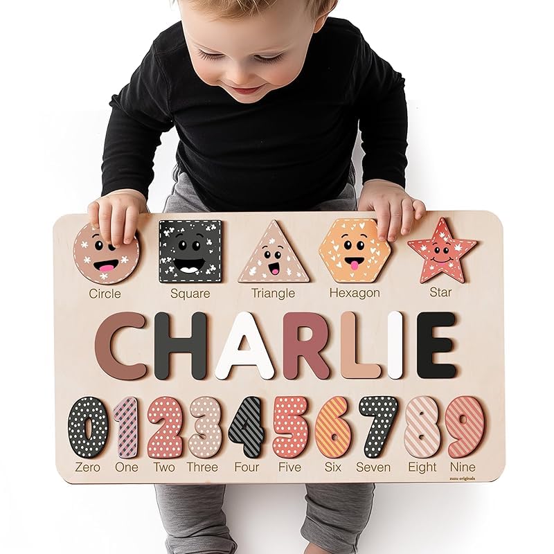 Personalized Name Puzzle for Toddlers - Baby Shower Gift