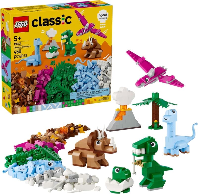 LEGO Classic Creative Dinosaurs Building Set for Kids 5+
